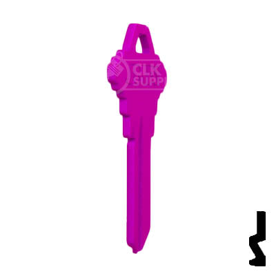 Uncut Key Blank | Schlage SC1 | Neon (50PK) Residential-Commercial Key JMA USA