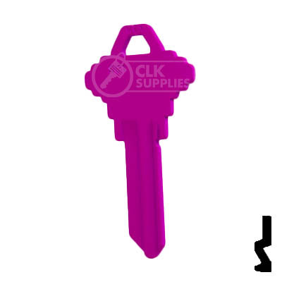 Uncut Key Blank | Schlage SC1 | Neon (50PK) Residential-Commercial Key JMA USA