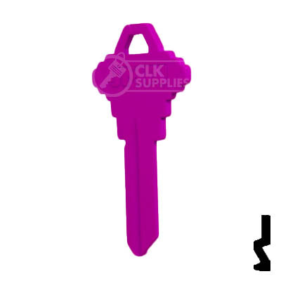 Uncut Key Blank | Schlage SC1 | Neon (50PK) Residential-Commercial Key JMA USA
