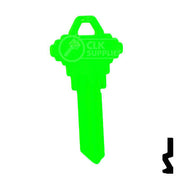 Uncut Key Blank | Schlage SC1 | Neon (50PK) Residential-Commercial Key JMA USA