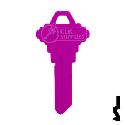 Uncut Key Blank | Schlage SC1 | Neon (50PK) Residential-Commercial Key JMA USA