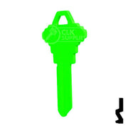 Uncut Key Blank | Schlage SC1 | Neon (50PK) Residential-Commercial Key JMA USA