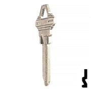 Uncut Key Blank | Schlage | SC1 - Nickel Plated Residential-Commercial Key JMA USA