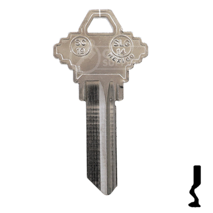 Uncut Key Blank | Schlage | SC19, 1145L Residential-Commercial Key JMA USA