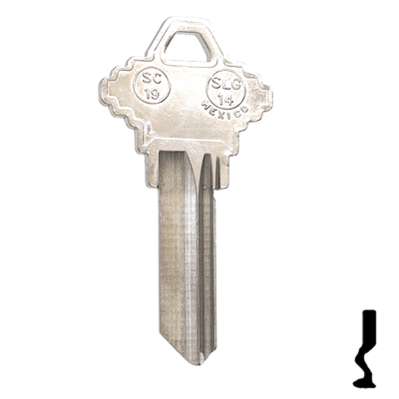 Uncut Key Blank | Schlage | SC19, 1145L Residential-Commercial Key JMA USA