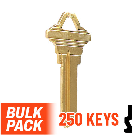 Uncut Key Blank | Schlage | SC4 - 250 Pack Residential-Commercial Key JMA USA
