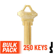 Uncut Key Blank | Schlage | SC4 - 250 Pack Residential-Commercial Key JMA USA