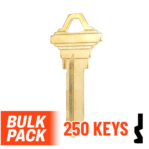 Uncut Key Blank | Schlage | SC4 - 250 Pack Residential-Commercial Key JMA USA