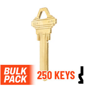 Uncut Key Blank | Schlage | SC4 - 250 Pack Residential-Commercial Key JMA USA