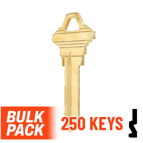 Uncut Key Blank | Schlage | SC4 - 250 Pack Residential-Commercial Key JMA USA