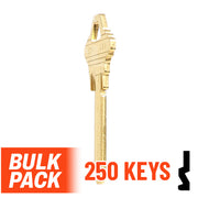Uncut Key Blank | Schlage | SC4 - 250 Pack by Ilco Residential-Commercial Key Ilco