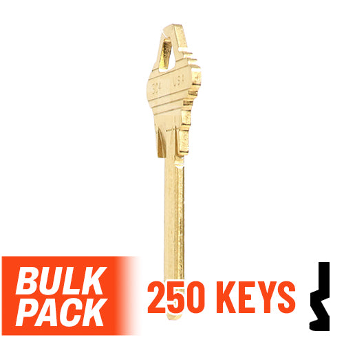 Uncut Key Blank | Schlage | SC4 - 250 Pack by Ilco Residential-Commercial Key Ilco