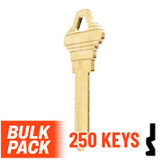 Uncut Key Blank | Schlage | SC4 - 250 Pack by Ilco Residential-Commercial Key Ilco