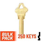 Uncut Key Blank | Schlage | SC4 - 250 Pack by Ilco Residential-Commercial Key Ilco