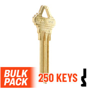 Uncut Key Blank | Schlage | SC4 - 250 Pack by Ilco Residential-Commercial Key Ilco