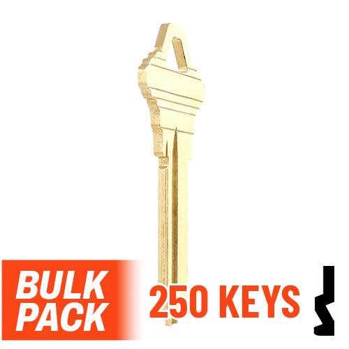 Uncut Key Blank | Schlage | SC4 - 250 Pack by Ilco Residential-Commercial Key Ilco