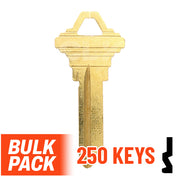 Uncut Key Blank | Schlage | SC4 - 250 Pack by Ilco Residential-Commercial Key Ilco
