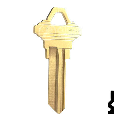 Uncut Key Blank | Schlage | SC8, 1145E Residential-Commercial Key JMA USA