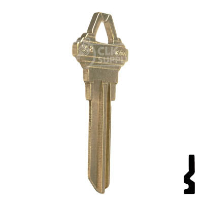 Uncut Key Blank | Schlage | SC8, 1145E Residential-Commercial Key JMA USA