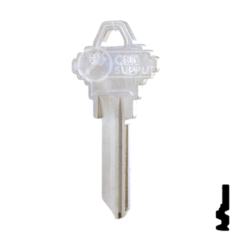 Uncut Key Blank | Schlage | SLG-15 Residential-Commercial Key JMA USA
