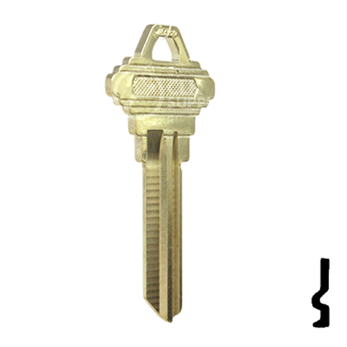 Uncut Key Blank | Schlage | SLG-5S, 101-E, SC9-NS Residential-Commercial Key JMA USA