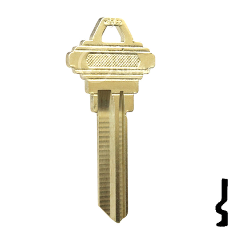 Uncut Key Blank | Schlage | SLG-5S, 101-E, SC9-NS Residential-Commercial Key JMA USA