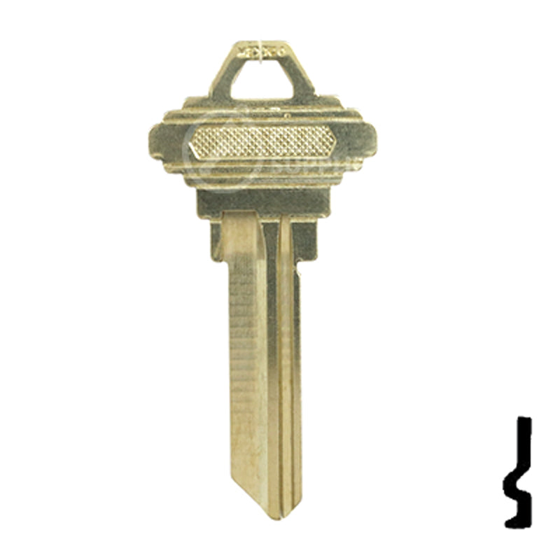 Uncut Key Blank | Schlage | SLG-5S, 101-E, SC9-NS Residential-Commercial Key JMA USA