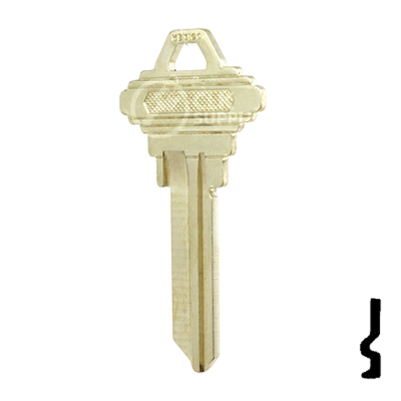 Uncut Key Blank | Schlage | SLG-5S, 101-E, SC9-NS Residential-Commercial Key JMA USA