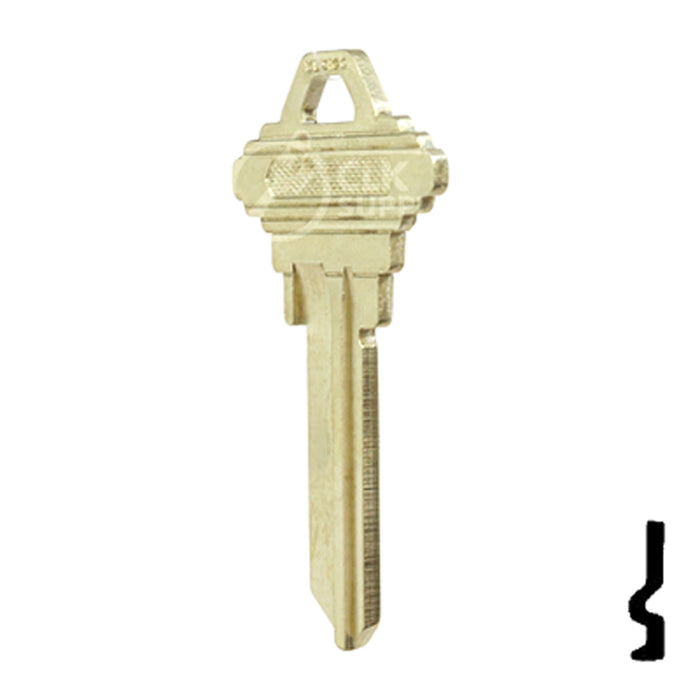 Uncut Key Blank | Schlage | SLG-5S, 101-E, SC9-NS Residential-Commercial Key JMA USA
