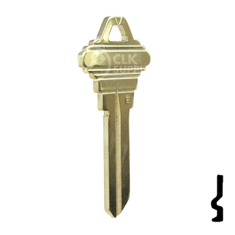 Uncut Key Blank | Schlage | SLG-5S, 101-E, SC9-NS Residential-Commercial Key JMA USA
