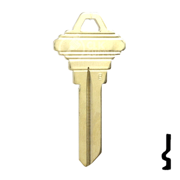 Uncut Key Blank | Schlage | SLG-5S, 101-E, SC9-NS Residential-Commercial Key JMA USA