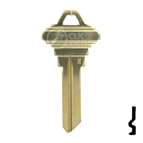 Uncut Key Blank | Schlage | SLG-5S, 101-E, SC9-NS