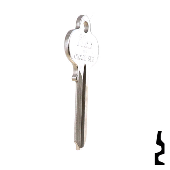 Uncut Key Blank | Segal | 01022, SE2 Residential-Commercial Key Ilco