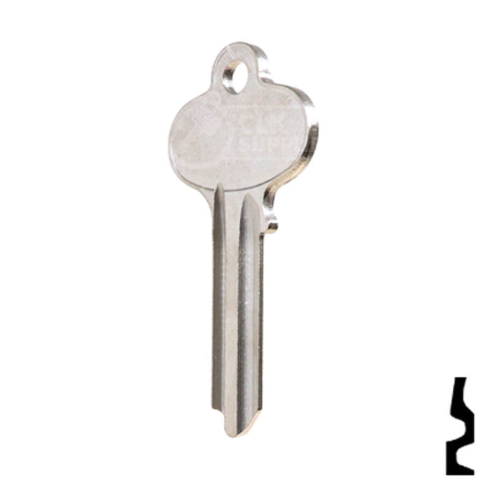 Uncut Key Blank | Segal | 01022, SE2 Residential-Commercial Key Ilco