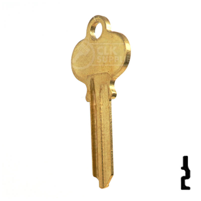 Uncut Key Blank | Segal | 1022, SE1 Residential-Commercial Key JMA USA