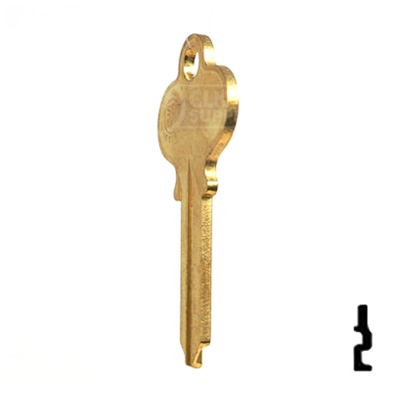 Uncut Key Blank | Segal | 1022, SE1 Residential-Commercial Key JMA USA