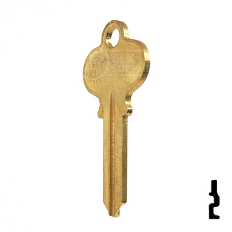 Uncut Key Blank | Segal | 1022, SE1 Residential-Commercial Key JMA USA