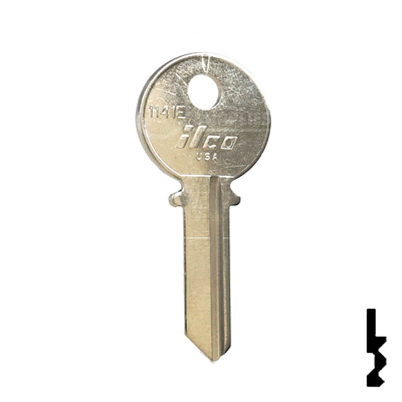 Uncut Key Blank | Taylor | 1141E Residential-Commercial Key Ilco