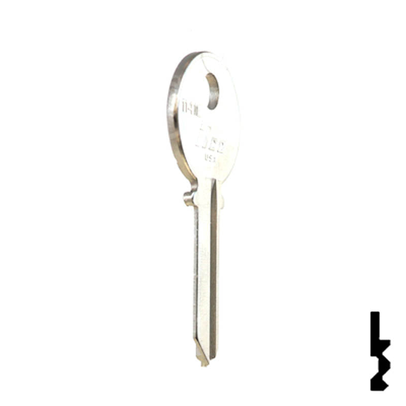 Uncut Key Blank | Taylor | 1141E Residential-Commercial Key Ilco