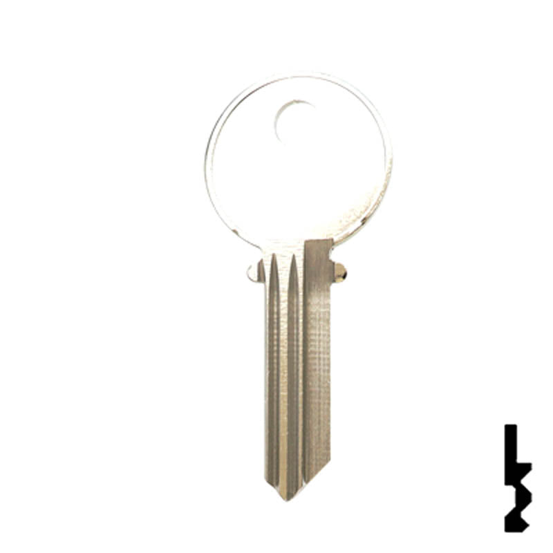 Uncut Key Blank | Taylor | 1141E Residential-Commercial Key Ilco