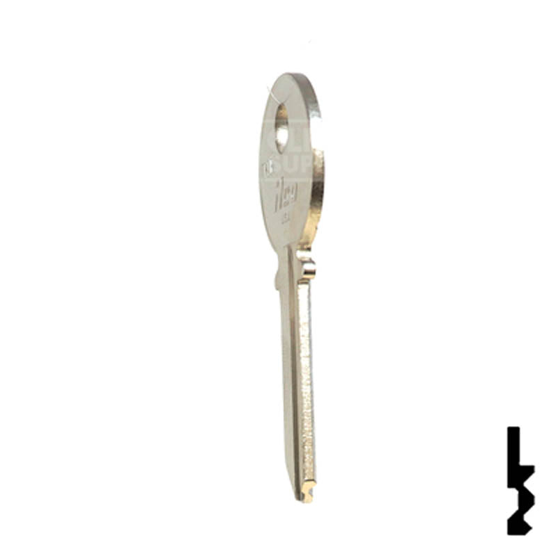 Uncut Key Blank | Taylor | 1141E Residential-Commercial Key Ilco