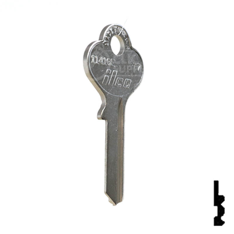 Uncut Key Blank | Taylor | 1141GE Residential-Commercial Key Ilco