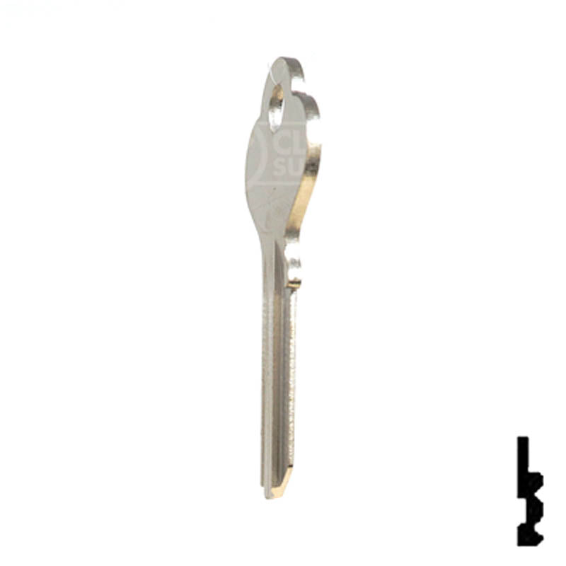 Uncut Key Blank | Taylor | 1141GE Residential-Commercial Key Ilco