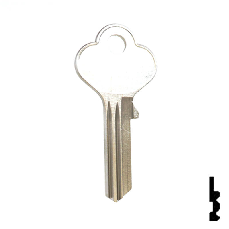 Uncut Key Blank | Taylor | 1141GE Residential-Commercial Key Ilco