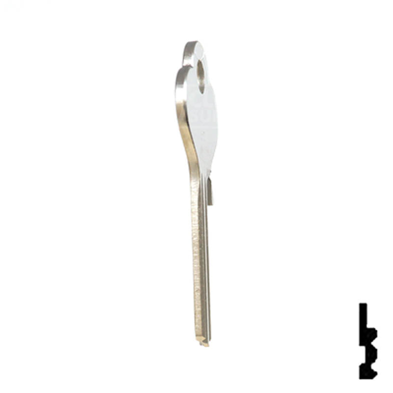Uncut Key Blank | Taylor | 1141GE Residential-Commercial Key Ilco
