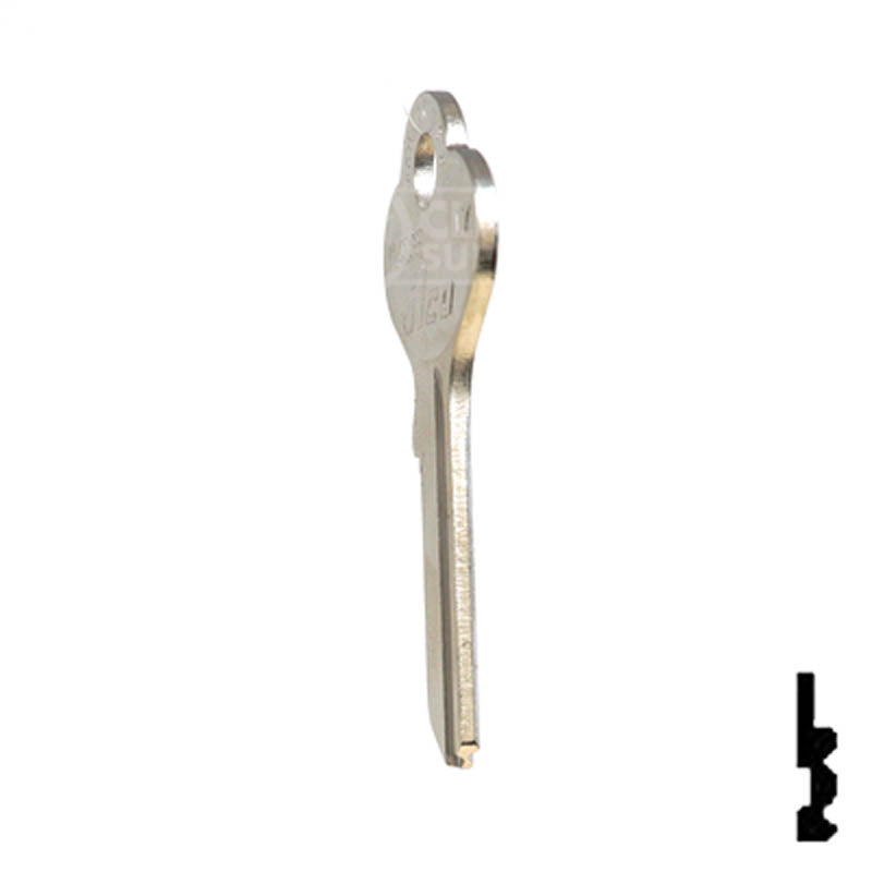 Uncut Key Blank | Taylor | 1141GE Residential-Commercial Key Ilco