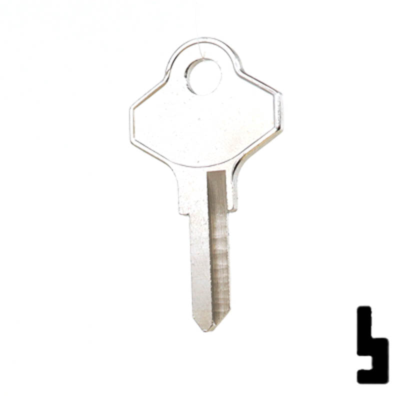 Uncut Key Blank | Taylor | 1141K Residential-Commercial Key Ilco