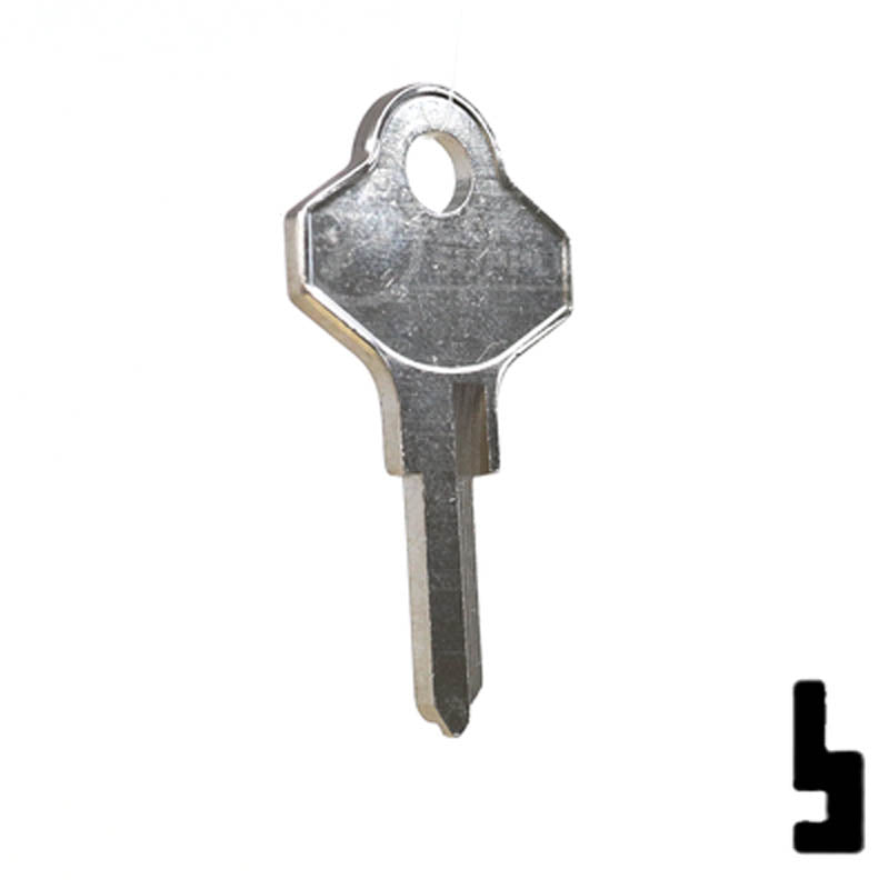 Uncut Key Blank | Taylor | 1141K Residential-Commercial Key Ilco