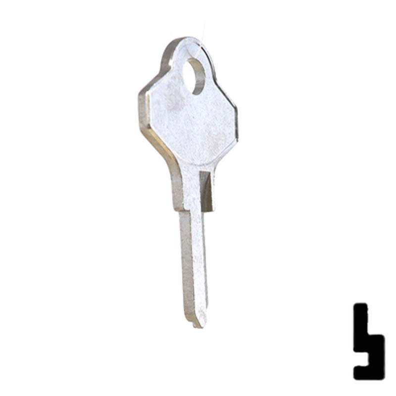 Uncut Key Blank | Taylor | 1141K Residential-Commercial Key Ilco