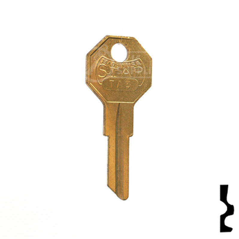 Residential Key Blanks | Uncut Key Blank | Taylor | H1122M by Ilco ...